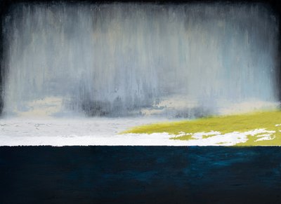 Regen über gelbem Feld von Alyson Storms