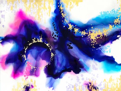 Lebhafter Kosmischer Wirbel von Alyson Storms