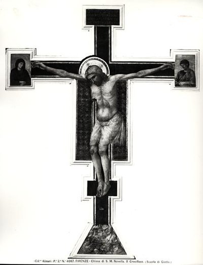 Die Kreuzigung von Ambrogio Bondone (school of) Giotto