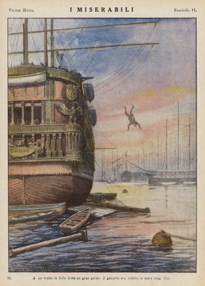 Illustration für Les Miserables von Victor Hugo von Ambrogio Lombardi