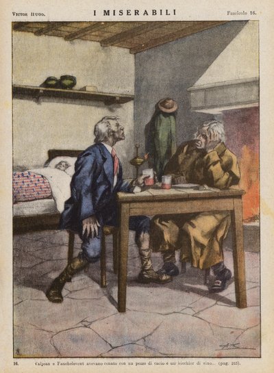 Illustration für Les Miserables von Victor Hugo von Ambrogio Lombardi