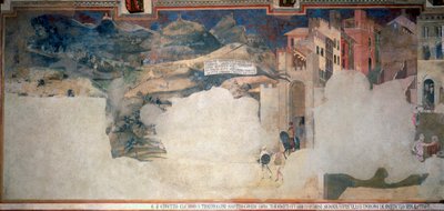 Allegorie der schlechten Regierung (Detail) von Ambrogio Lorenzetti