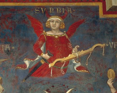 Allegorie der schlechten Regierung (Detail) von Ambrogio Lorenzetti