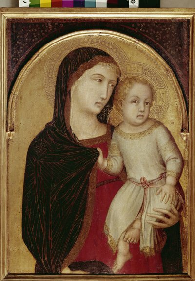 Maria mit Kind von Ambrogio Lorenzetti