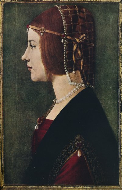 Porträt eines jungen Mädchens, um 1490, 1936 von Ambrogio de Predis