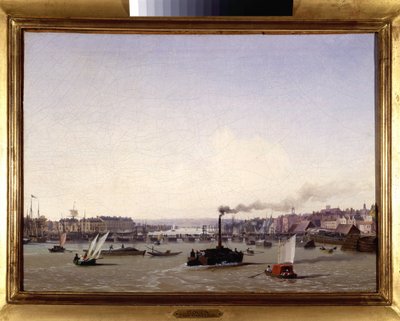 Der Hafen von Rouen, von Louis Garneray, ca. 1820 von Ambroise Louis Garneray