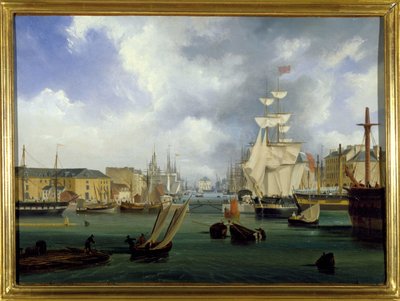 Der Hafen von Le Havre, das Große Becken, von Louis Garneray, ca. 1820 von Ambroise Louis Garneray