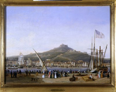 Der Hafen von Marseille von Louis Garneray, ca. 1820 von Ambroise Louis Garneray