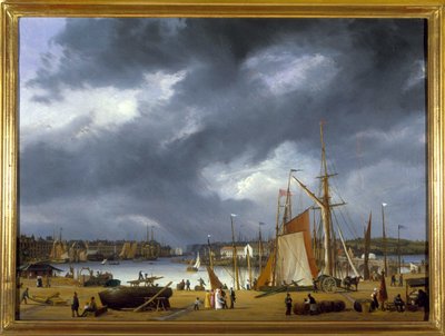 Der Hafen von Dieppe von Louis Garneray, ca. 1820 von Ambroise Louis Garneray