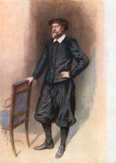 Der Concierge des Musée Plantin-Moretus, Antwerpen von Amedee (after) Forestier
