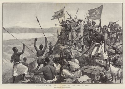 Erster Blick auf den Albertsee, 13. Dezember 1887 von Amedee Forestier