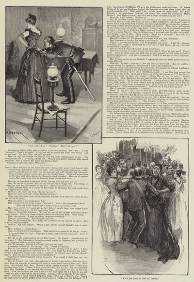 Mrs Hauksbee Sits Out, Eine Unhistorische Extravaganz, von Rudyard Kipling von Amedee Forestier