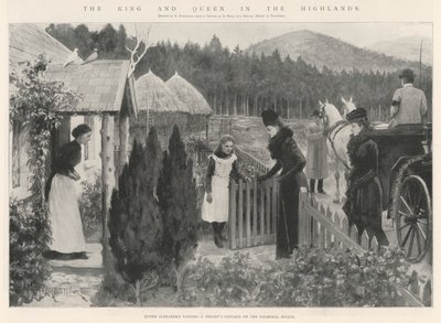 Der König und die Königin in den Highlands von Amedee Forestier