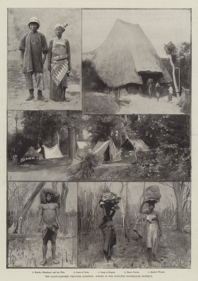 Die Lagos-Dahomey-Grenzfrage, Szenen im umstrittenen Hinterland von Amedee Forestier