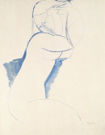Karyatide, ca. 1913 von Amedeo Modigliani
