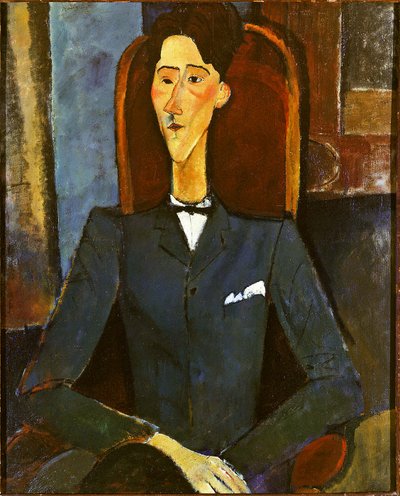 Jean Cocteau, Gemälde von Amedeo Modigliani, 1916 von Amedeo Modigliani