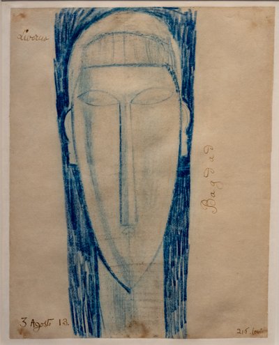 Kopf von Amedeo Modigliani