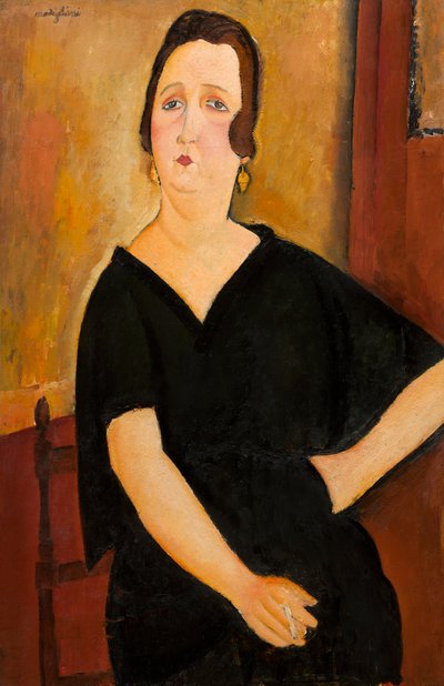 Madame Amédée (Frau mit Zigarette) 1918 von Amedeo Modigliani