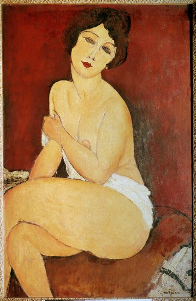 Sitzende nackte Frau von Amedeo Modigliani