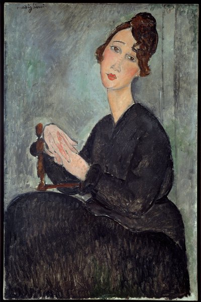 Porträt von Dedie (Odette Hayden) von Amedeo Modigliani