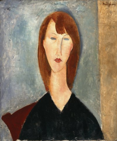 Porträt eines unbekannten Modells von Amedeo Modigliani