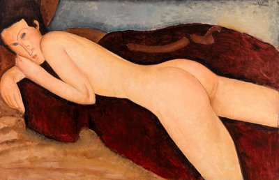 Liegender Akt von hinten von Amedeo Modigliani