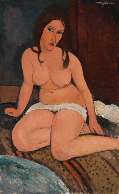 Sitzender Akt von Amedeo Modigliani