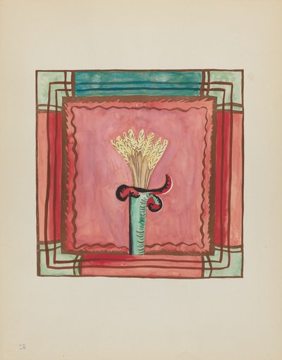Tafel 16: Altarplatte: Aus dem Portfolio "Spanische Kolonialdesigns von New Mexico" von American 20th Century