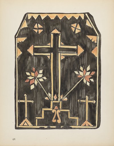 Tafel 46: Stroh-Applikationsdesign: Aus dem Portfolio "Spanische Kolonialdesigns von New Mexico" von American 20th Century