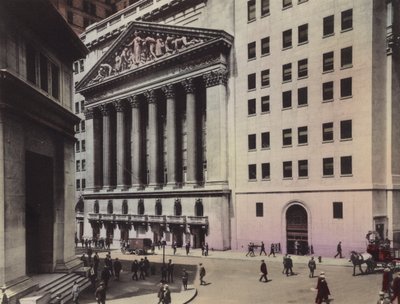 New York: J P Morgan und Co; New Yorker Börse von American Photographer (after)