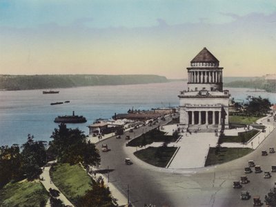 New York: Der Hudson River und Riverside Drive; Grants Grabmal von American Photographer (after)