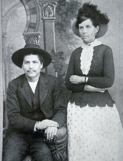 Belle Starr mit ihrem Geliebten 