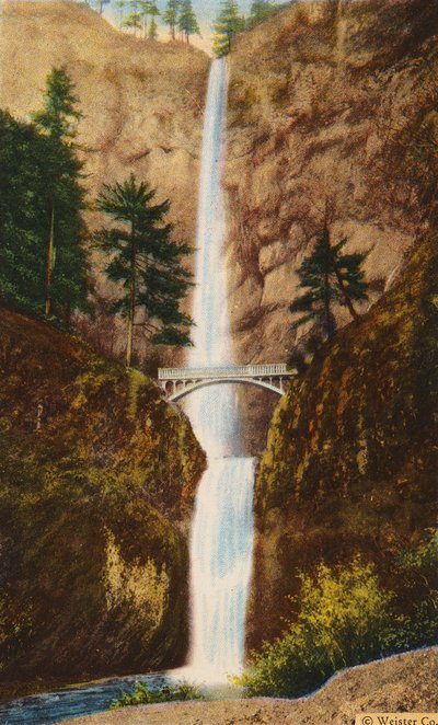 Benson Brücke bei den Multnomah Falls von American Photographer