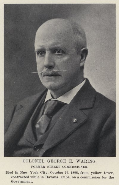 Colonel George E Waring, ehemaliger Straßenkommissar von American Photographer