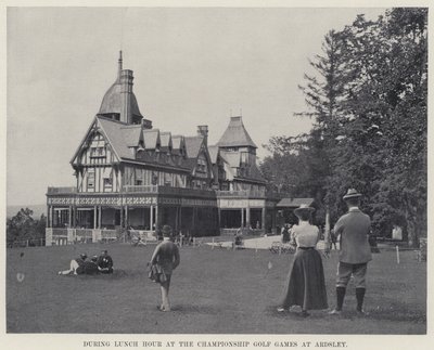 Während der Mittagspause bei den Meisterschafts-Golfspielen in Ardsley von American Photographer