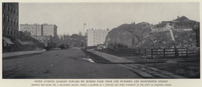 Fifth Avenue, Blick Richtung Mt Morris Park von der One Hundred and Eighteenth Street von American Photographer
