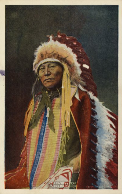 Hollow Horn Bear, Sioux-Indianerhäuptling von American Photographer