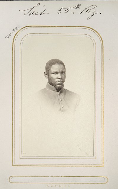 Nicholas Said, Visitenkarte, ca. 1863-66 von American Photographer