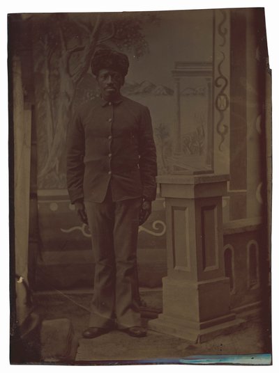 Porträt eines Soldaten, ca. 1880 von American Photographer
