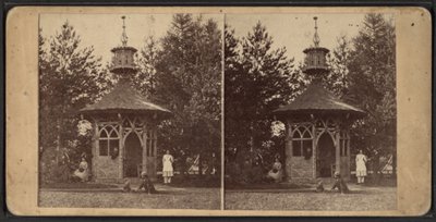 Sommerhaus, Oneida-Gemeinschaft, Bundesstaat New York, 1873 von American Photographer
