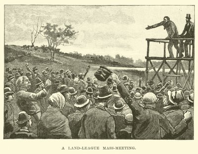 Eine Land-Liga-Massenversammlung von American School