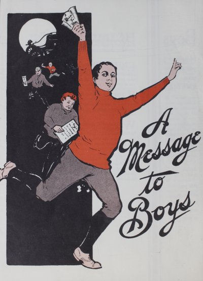 Eine Botschaft an Jungen, 1905 von American School