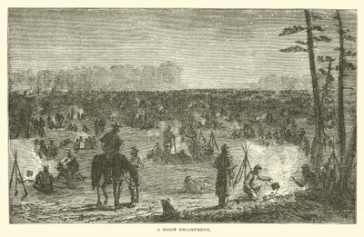 Ein Nachtlager, Dezember 1862 von American School
