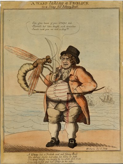 Eine Wespe macht einen Ausflug von American School