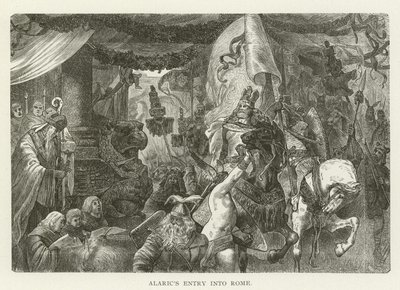 Alarichs Einzug in Rom von American School