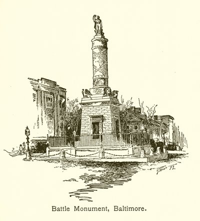 Schlachtdenkmal, Baltimore von American School