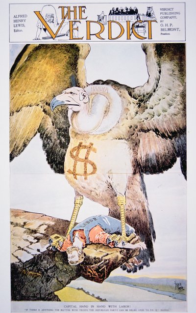 Kapital Hand in Hand mit Arbeit, in 