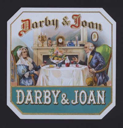 Darby und Joan, Zigarrenetikett von American School
