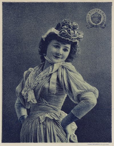 Elegante Dame von American School