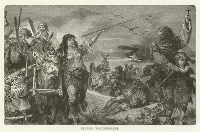 Fliehende Waldenser von American School